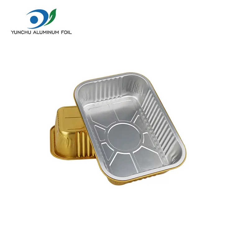Jednorázové grilování s sebou hliníkové fólie kontejnery