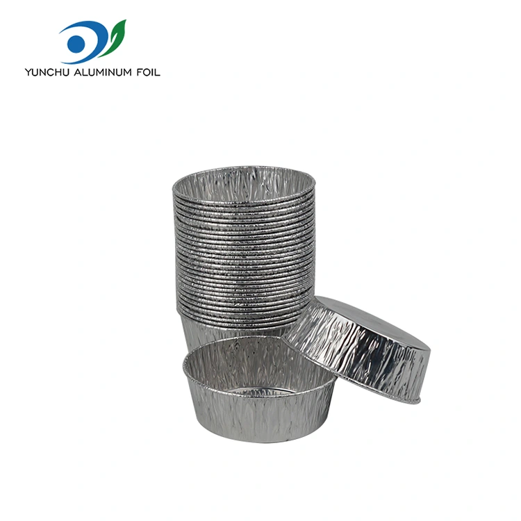 Cake Pečení Cup stříbrná hliníková fólie s potravinami nádoba