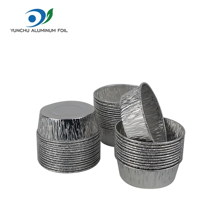 Cake Pečení Cup stříbrná hliníková fólie s potravinami nádoba