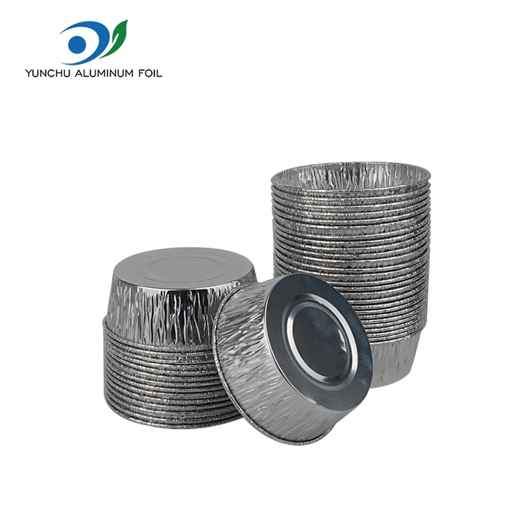 Cake Pečení Cup stříbrná hliníková fólie s potravinami nádoba