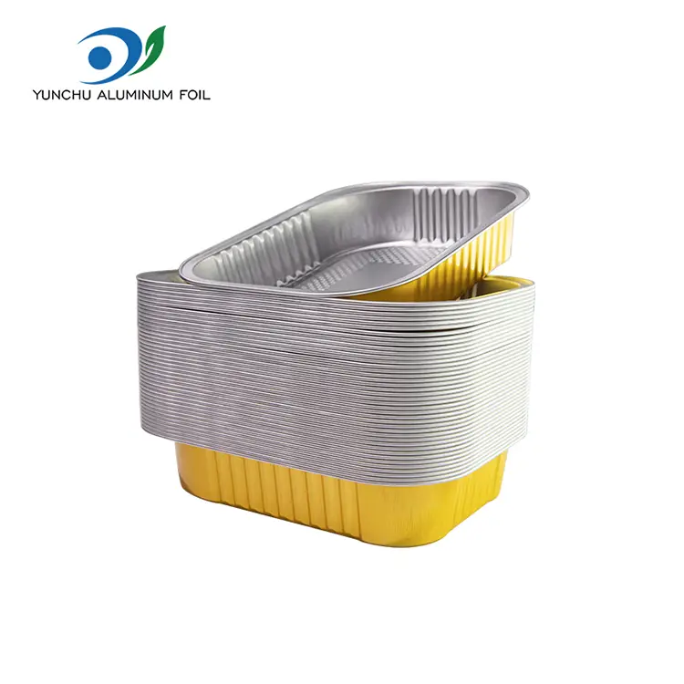 Jednorázové obdélníkové stolování hliníkových fólií