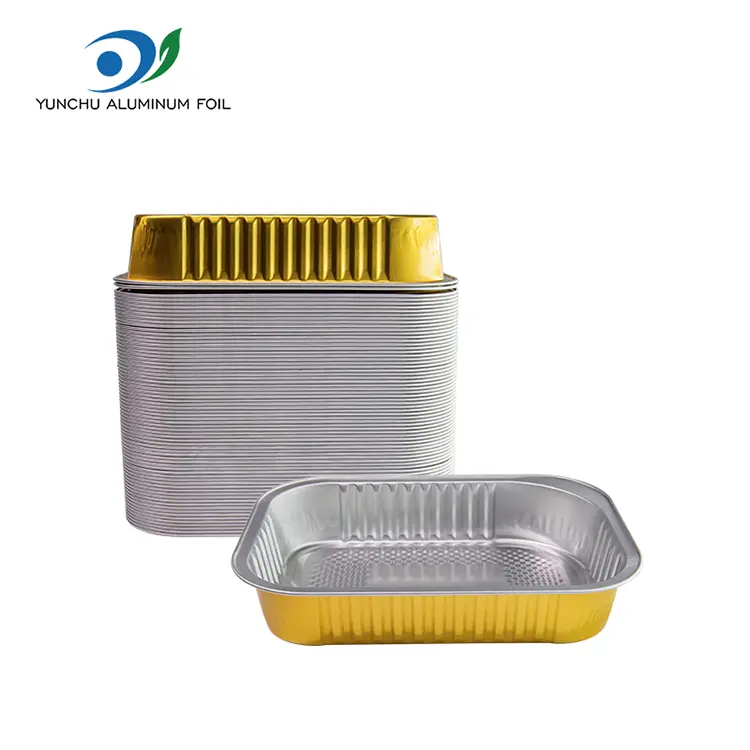 Jednorázové obdélníkové stolování hliníkových fólií