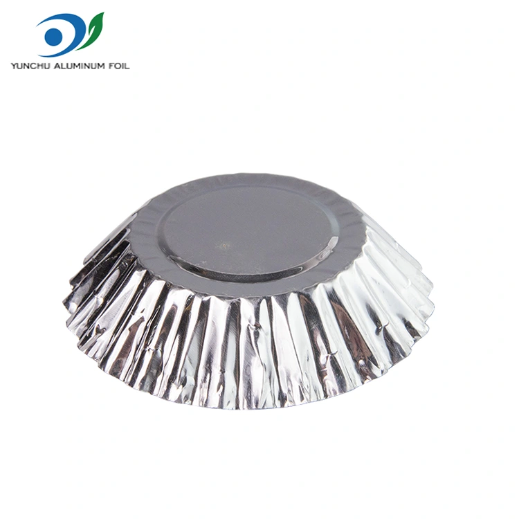 Vaječný koláč na pečení Stříbrné hliníkové fólie s potravinami nádoba