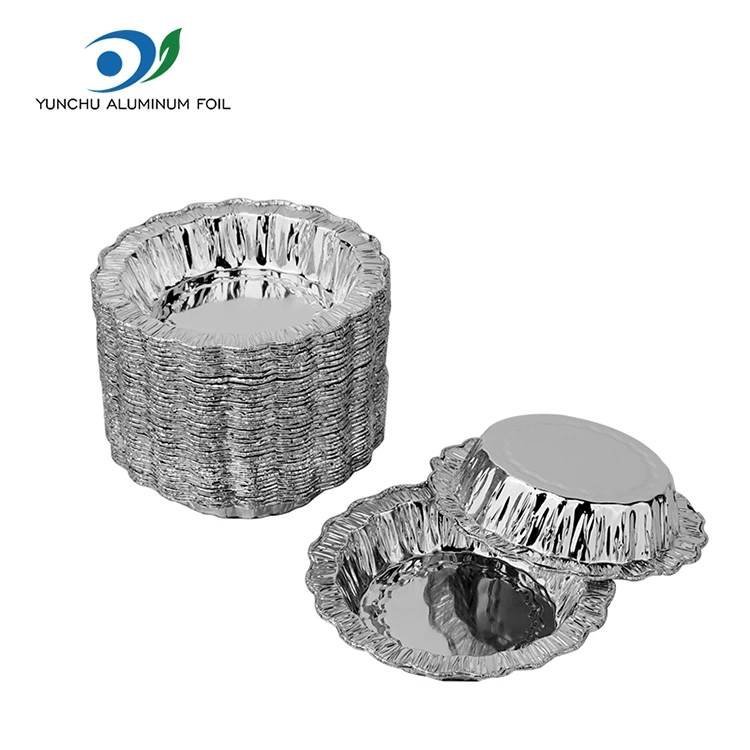 Krajka kulatého pečení dort stříbrný hliníkový fólii nádoby