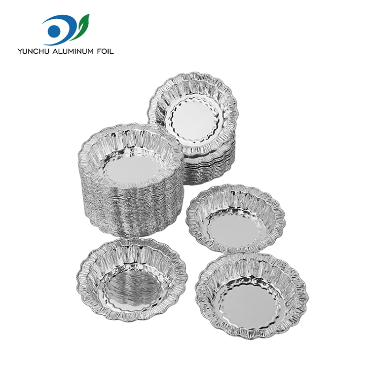Krajka kulatého pečení dort stříbrný hliníkový fólii nádoby