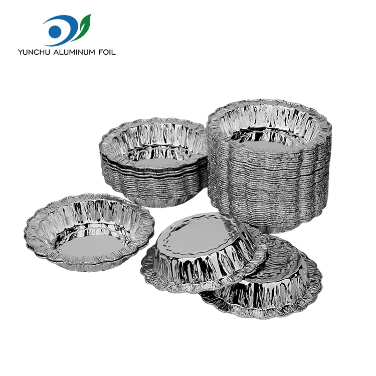 Krajka kulatého pečení dort stříbrný hliníkový fólii nádoby