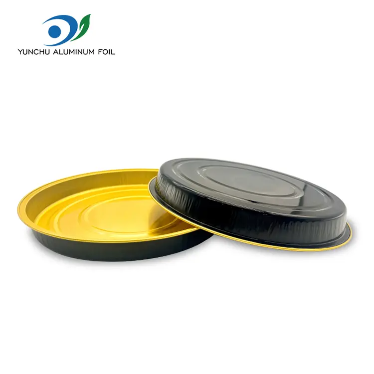 Plech na pečení pizzy kulaté nádoby na hliníkové fólie