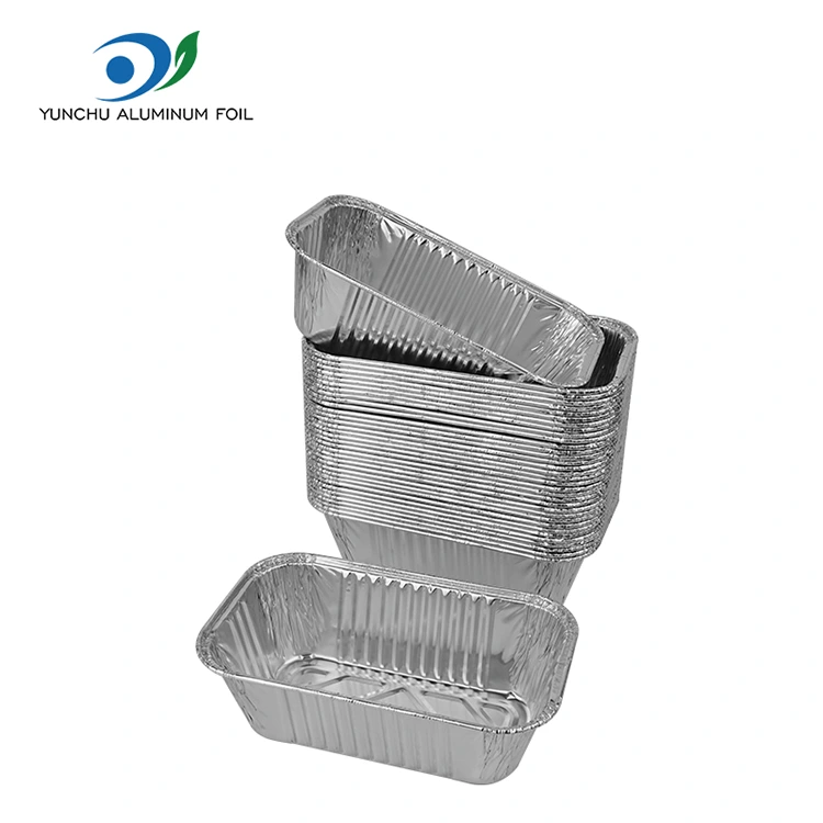 Obdélníkový vzduchový fritéza gril stříbrný hliníková fólie nádoby