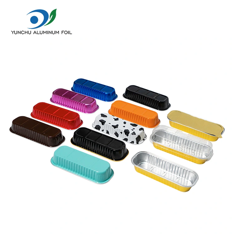 Obdélníkový pečení koláče hladké zvětšení hliníkových fólií