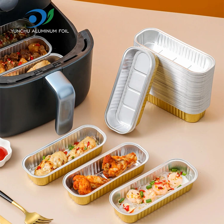 Obdélníkový pečení koláče hladké zvětšení hliníkových fólií