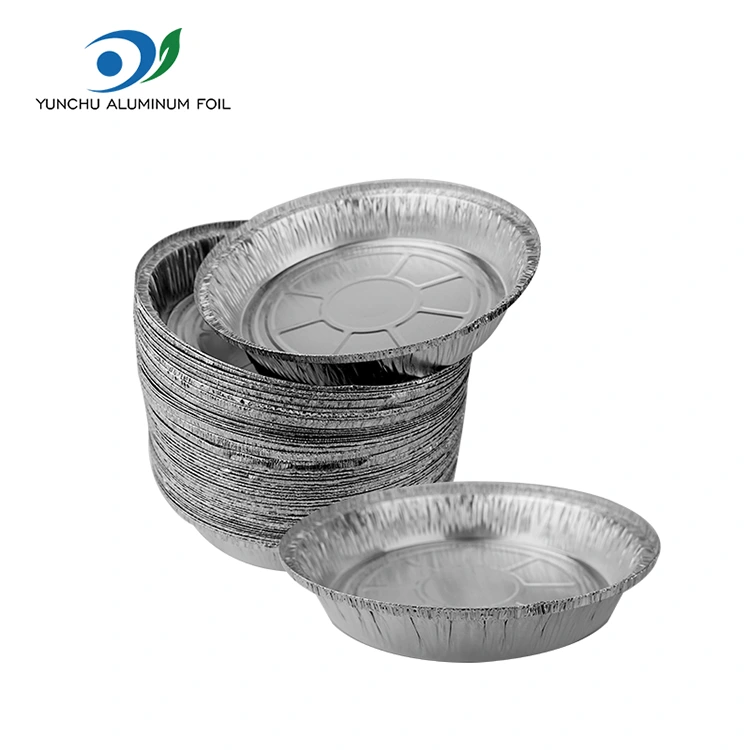 Kulatá vzduchová fritéza stříbrná hliníková fóliová nádoba