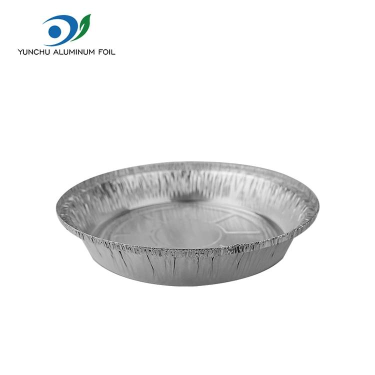 Kulatá vzduchová fritéza stříbrná hliníková fóliová nádoba