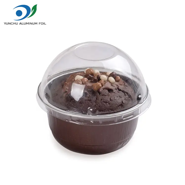 Zlatý dezertní pohár z hliníkové fólie – 150 ml kopulovitý tvar