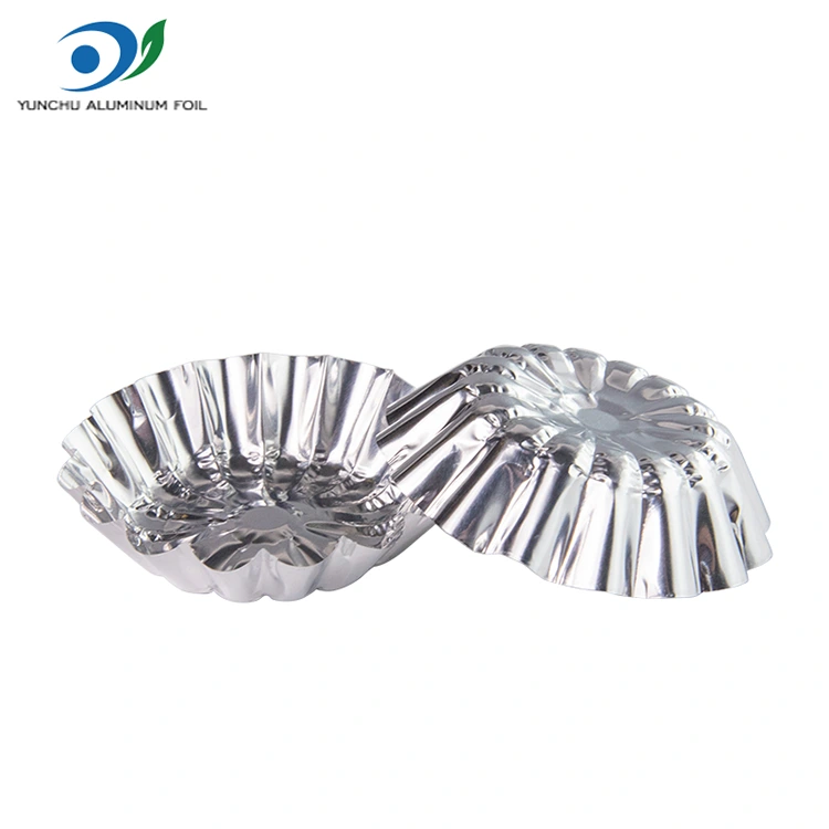 Kulatý vaječný koláč na pečení hračky stříbrné hliníkové fólie Kulatý vaječný koláč na pečení hračky stříbrné hliníkové fólie