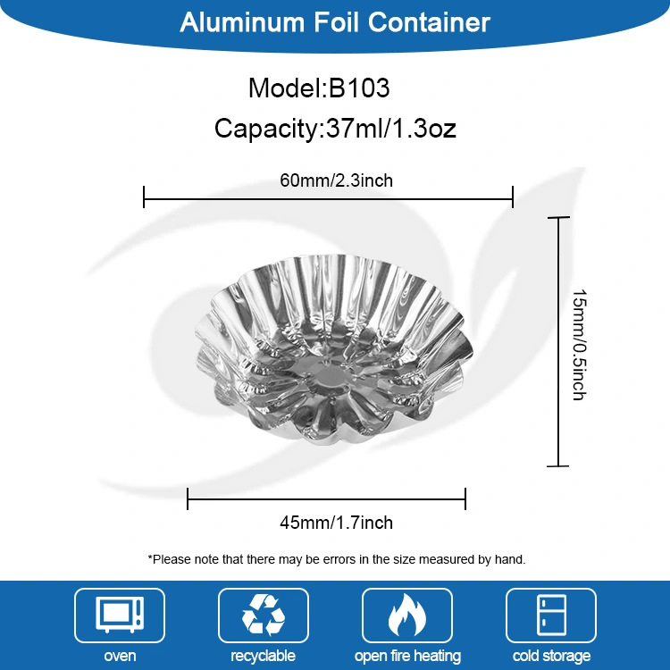 Kulatý vaječný koláč na pečení hračky stříbrné hliníkové fólie