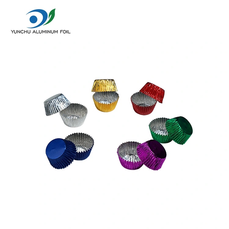 Kulatý malý balíček pečení stříbrné hliníkové fólie s potravinami nádoba Kulatý malý balíček pečení stříbrné hliníkové fólie s potravinami nádoba