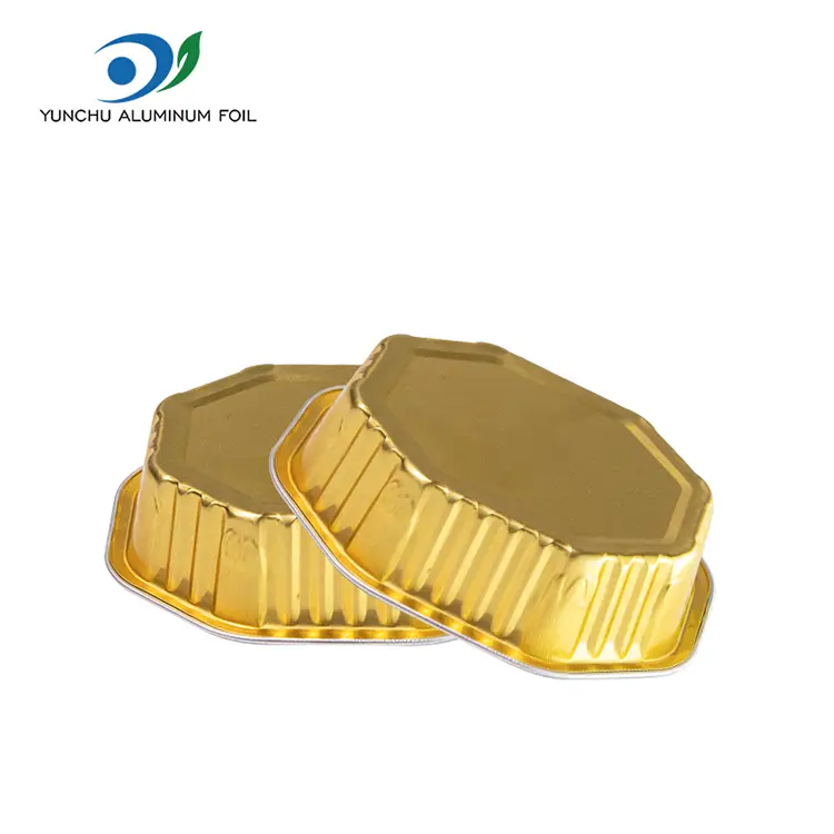 Speciální tvarovaný dort šálek hladké stěny hliníkových fólií